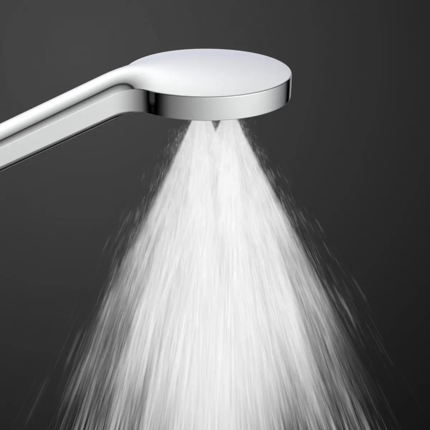 Schütte 60046 - Set doccia con miscelatore termostatico MADURA FRESH, cromato lucido