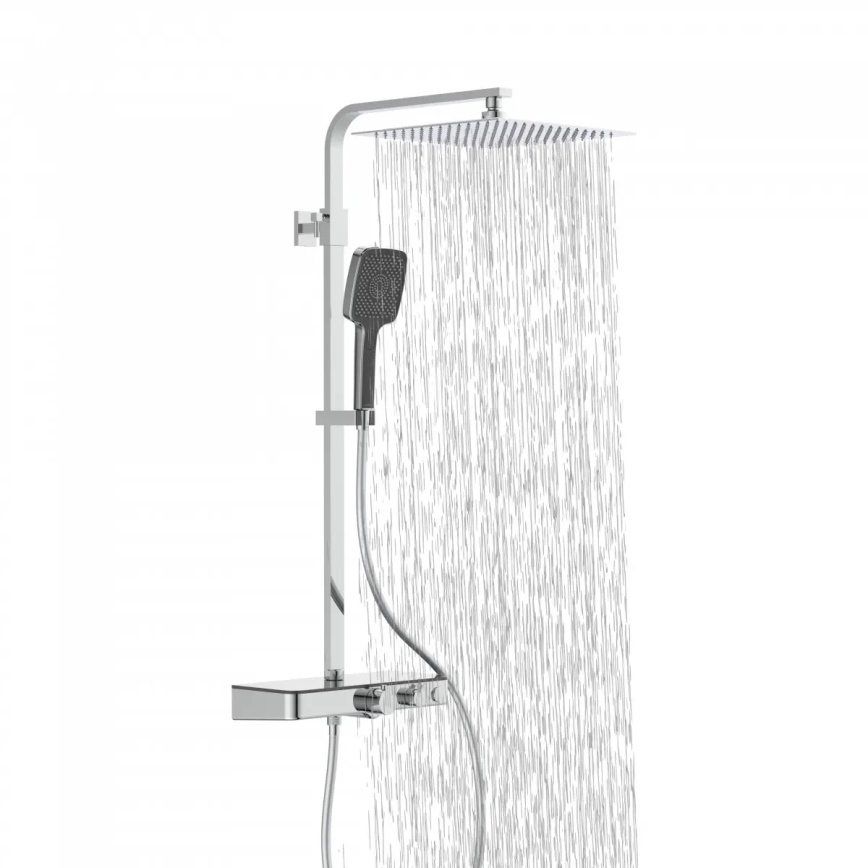 Schütte 60531 - Set doccia con miscelatore termostatico OCEAN cromo lucido/antracite