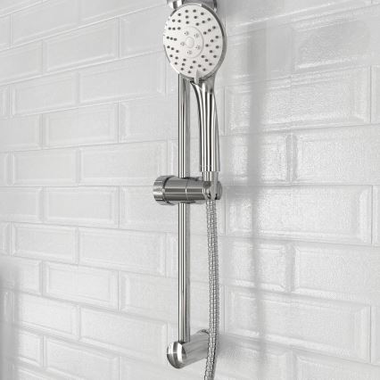 Schütte 64830 - Duschgarnitur NAPOLI, glänzender Chrom