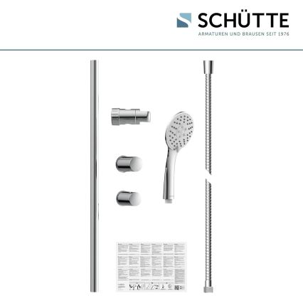 Schütte 64830 - Duschgarnitur NAPOLI, glänzender Chrom