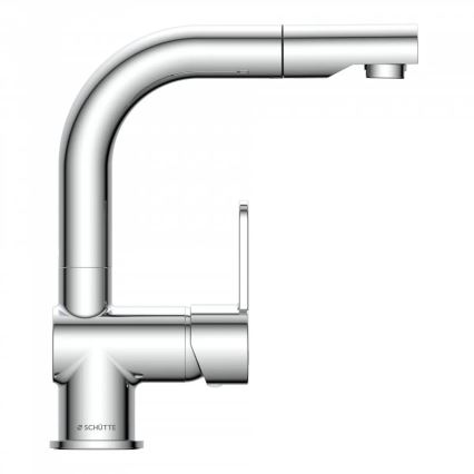 Schütte 79710 - Mitigeur d'évier LONDON à douchette extractible, finition chrome brillant