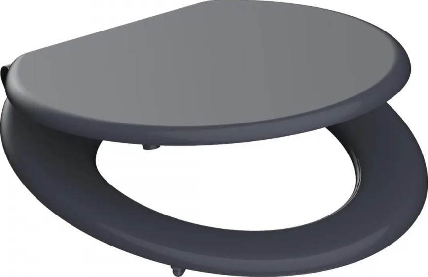Schütte 80104 - Sedile per WC SPIRIT Antracite con chiusura SoftClose in MDF