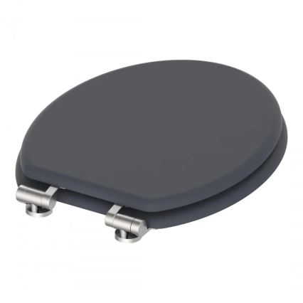 Schütte 80104 - Sedile per WC SPIRIT Antracite con chiusura SoftClose in MDF