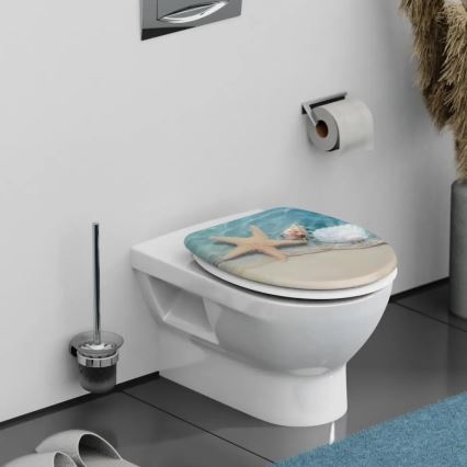 Schütte 82196 - Sedile WC BEACH SoftClose in Duroplast