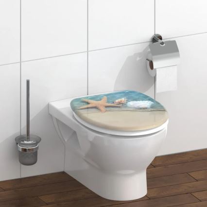 Schütte 82196 - Sedile WC BEACH SoftClose in Duroplast