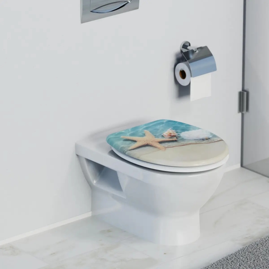 Schütte 82196 - Sedile WC BEACH SoftClose in Duroplast