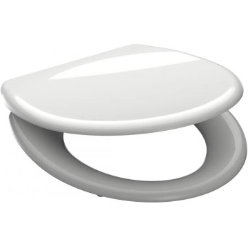 Schütte 82300-A - Sedile per WC BIANCO con chiusura SoftClose in Duroplast