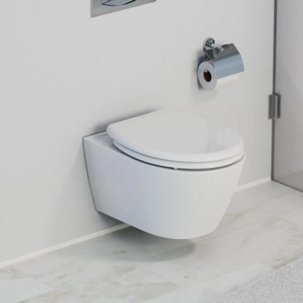 Schütte 82300-A - WC-Sitz Weiß SoftClose Duroplast