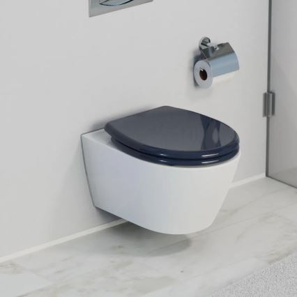 Schütte 82304-A - Abattant WC ANTHRACITE SoftClose en duroplast