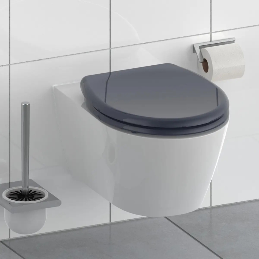 Schütte 82304-A - Sedile WC ANTRACITE SoftClose in Duroplast