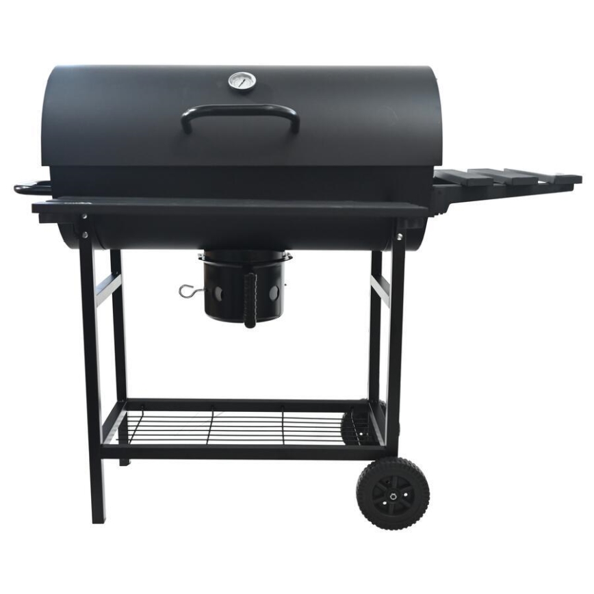Schwarzer Holzkohlegrill