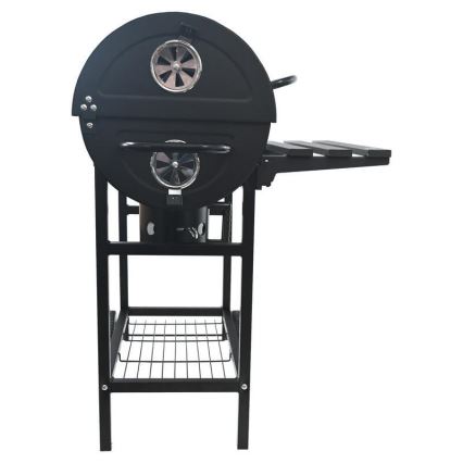 Schwarzer Holzkohlegrill