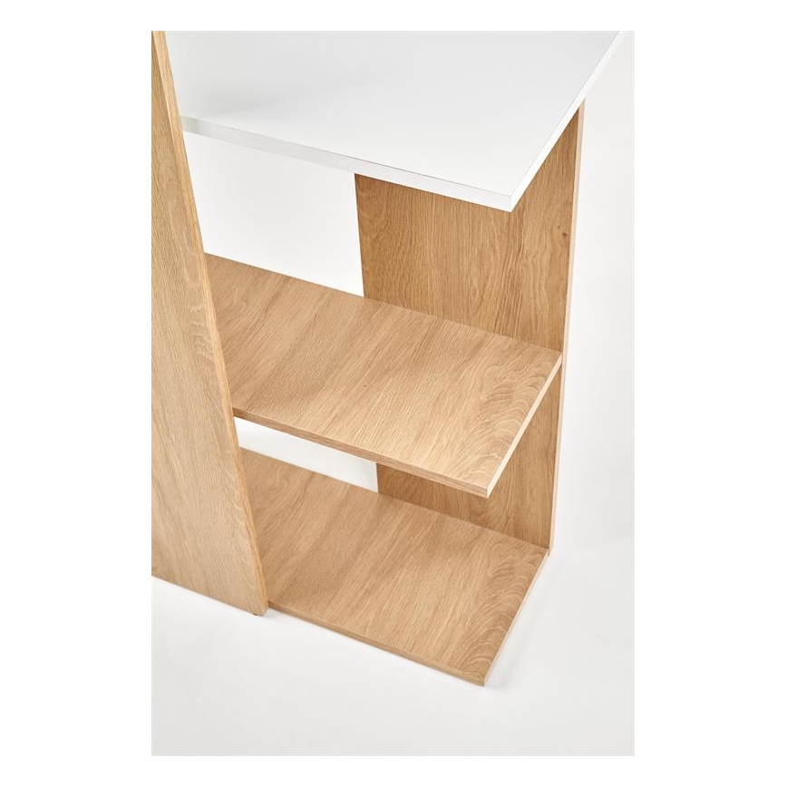 Scrivania COZYRA rovere/bianco