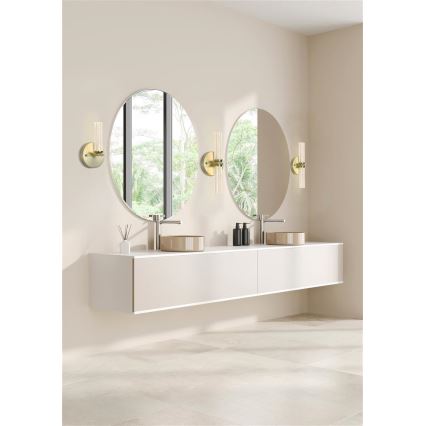 Searchlight - LED-dimmbare Badezimmer-Wandleuchte ABERDEEN LED/7W/230V IP44 Messing