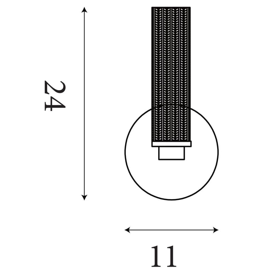 Searchlight - Applique da bagno dimmerabile ABERDEEN LED/7W/230V IP44, ottone