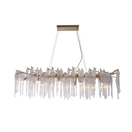 Searchlight - Lampadario a sospensione HERITAGE 10xG9/33W/230V