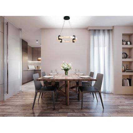 Searchlight 10868-1BK - Lampada a sospensione a LED con cavo LED/29W/230V