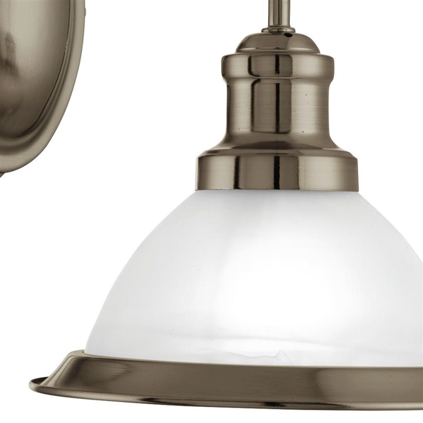 Searchlight - Applique murale BISTRO 1xE27/60W/230V laiton