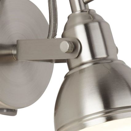 Searchlight - Faretto da parete FOCUS 1xGU10/50W/230V cromo opaco