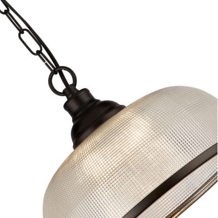 Searchlight - Suspension chaîne BISTRO 1xE27/60W/230V noir