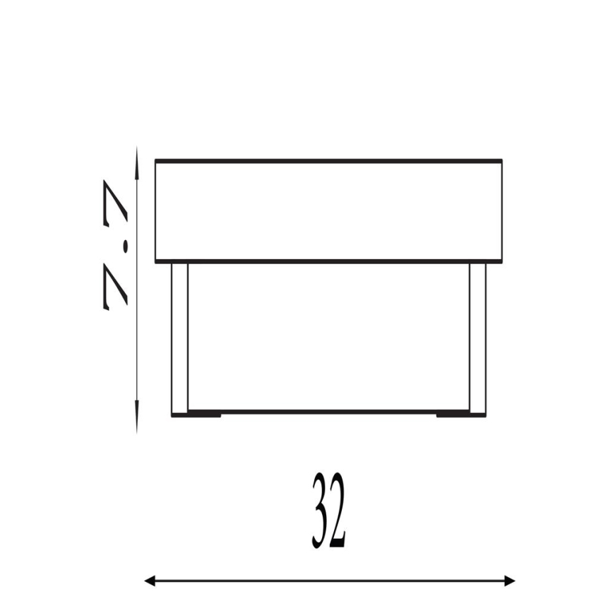 Searchlight - Lampada da parete LED ANCHOR LED/12W/230V