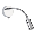 Searchlight 2256CC - Petite lampe flexible ADJU LED/1W/230V chrome brillant