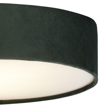 Searchlight - Plafoniera DRUM PLEAT 2xE27/15W/230V verde