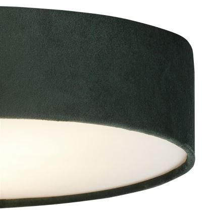 Searchlight - Lampada da soffitto DRUM 3xE27/60W/230V Verde