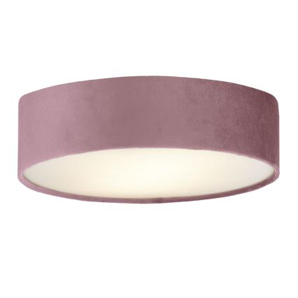 Searchlight  - Lampada da soffitto DRUM 3xE27/60W/230V Rosa