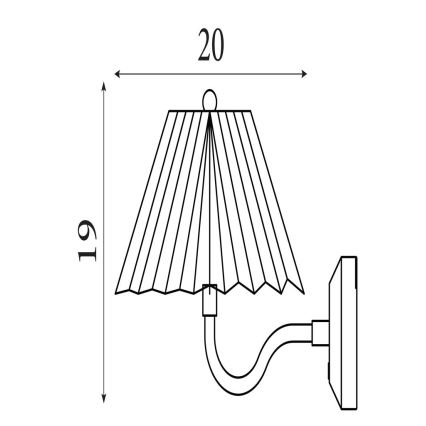 Searchlight - Applique murale LED dimmable DANISH LED/1,5W/230V