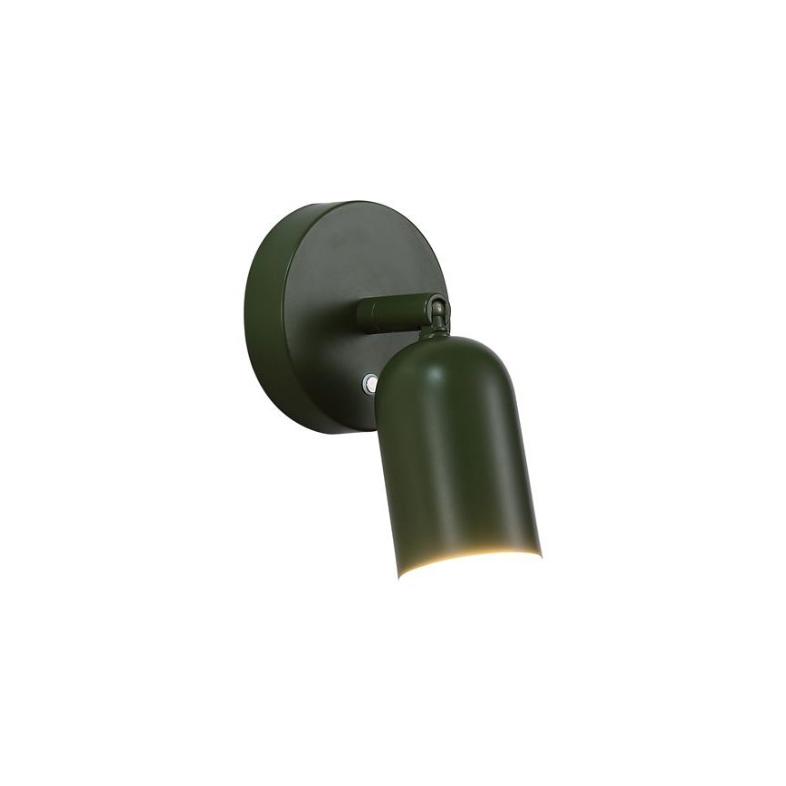 Searchlight - Lampada da parete LED ricaricabile e dimmerabile CONE LED/1,5W/5V verde