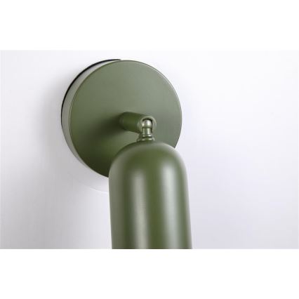 Searchlight - Applique murale LED rechargeable à intensité variable CONE LED/1,5W/5V verte
