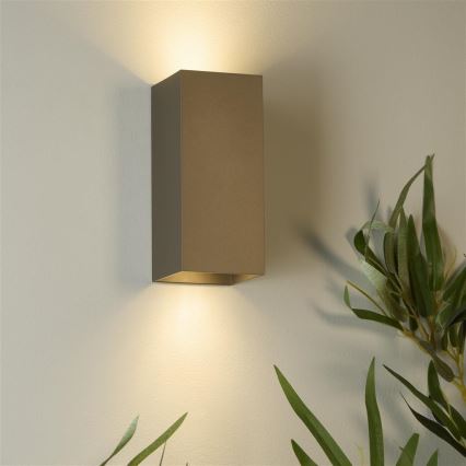 Searchlight - Wandleuchte DON 2xGU10/10W/230V braun