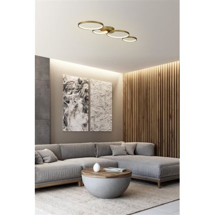 Searchlight - Plafoniera LED dimmerabile CIRQUE LED/37W/230V 3000K 33x97 cm