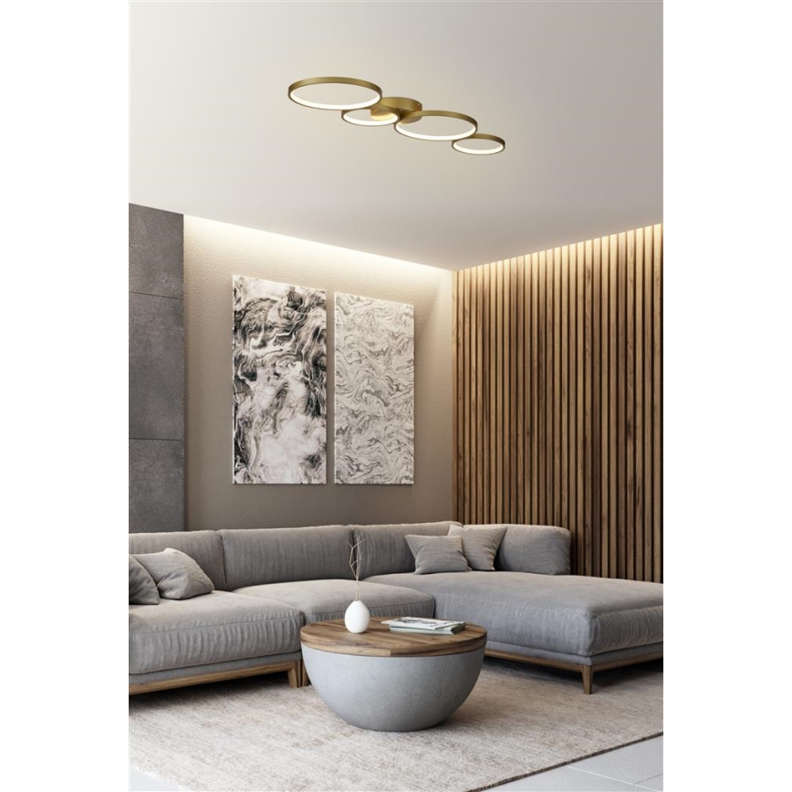 Searchlight - Plafoniera LED dimmerabile CIRQUE LED/37W/230V 3000K 33x97 cm