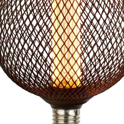 Searchlight - Lampadina decorativa a LED con rete metallica, E27, 4,5 W, 230 V, 2700 K