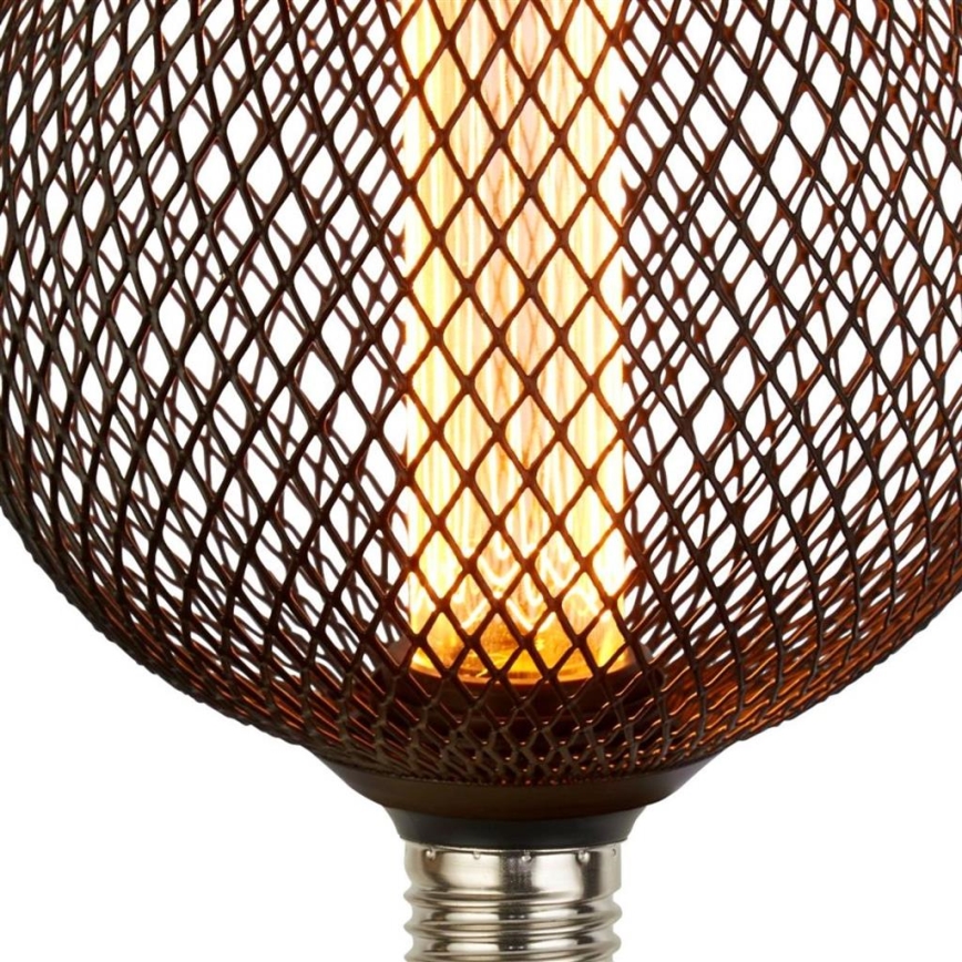 Searchlight - Lampadina decorativa a LED con rete metallica, E27, 4,5 W, 230 V, 2700 K