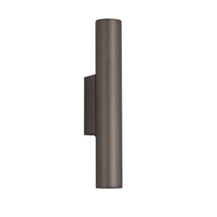Searchlight - Applique murale BEACON 2xGU10/10W/230V marron