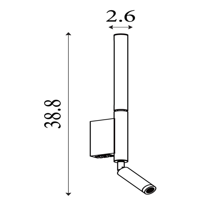Searchlight - faretto LED ARCHITECT LED/7W/230V nero