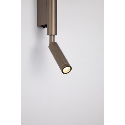 Searchlight - Faretto LED ARCHITECT LED/7W/230V marrone