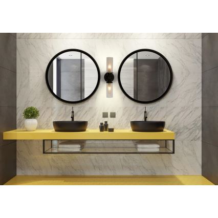 Searchlight - Wandleuchte IMPERIAL 2xG9/33W/230V schwarz