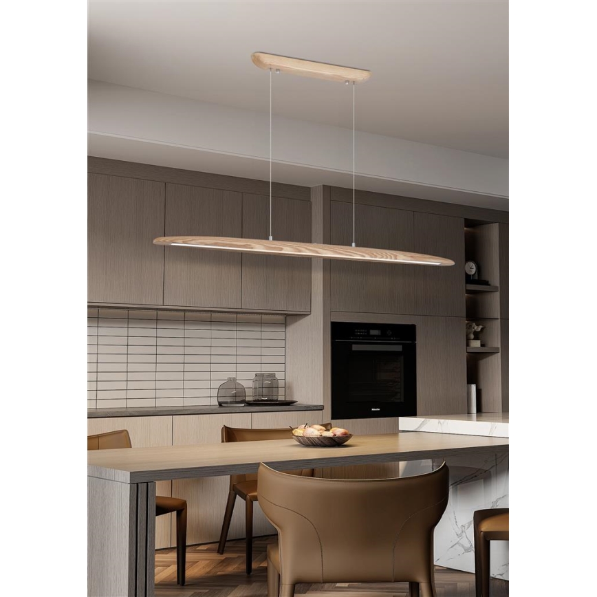 Searchlight - Dimmbare LED-Pendelleuchte mit Seilaufhängung KENZIE LED/29W/230V 2700/3000/4000K