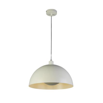 Searchlight - Pendelleuchte an Kabel MARS 1xE27/60W/230V Ø 25 cm cremefarben