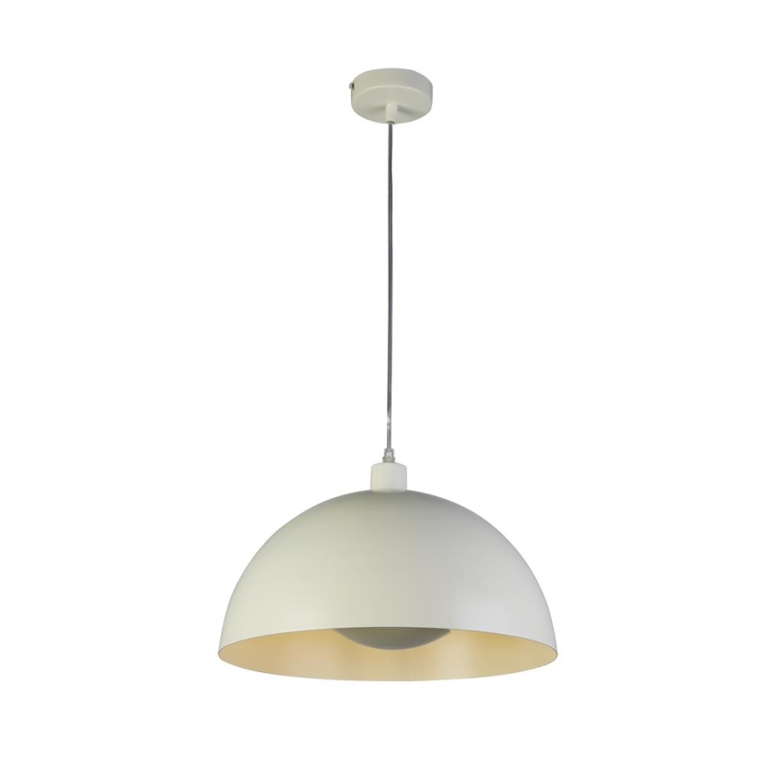 Searchlight - Pendelleuchte an Kabel MARS 1xE27/60W/230V Ø 25 cm cremefarben