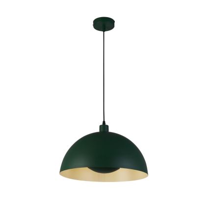 Searchlight - MARS Pendelleuchte an Kabel, 1xE27/60W/230V, Ø 25 cm, grün