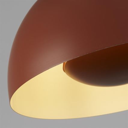 Searchlight - Lampadario a sospensione su cavo MARS 1xE27/60W/230V Ø 40 cm colore mattone