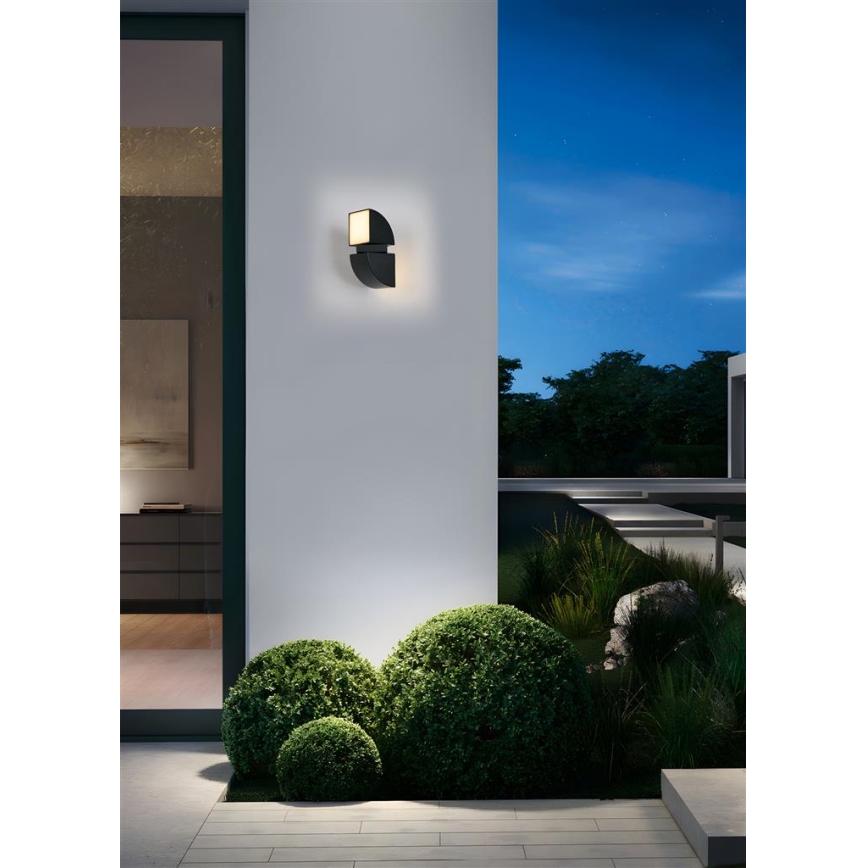 Searchlight - Lampada da parete per esterni a LED DAKOTA 2xLED/4W/230V IP44