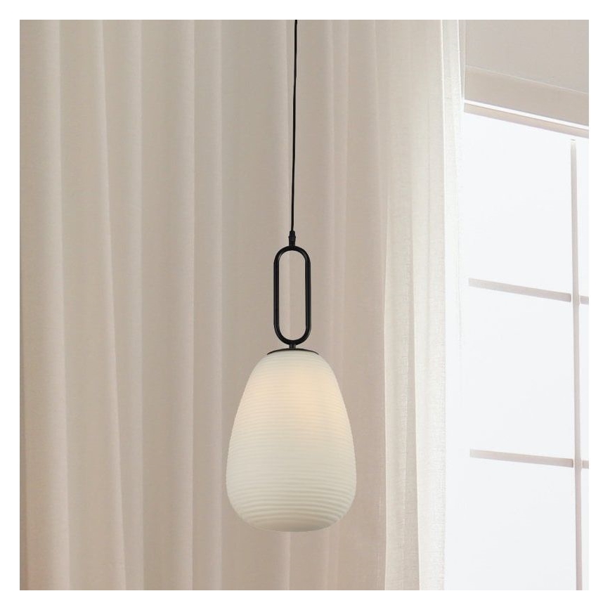 Searchlight - Lampadario a sospensione con filo ELIXIR 1xE27/60W/230V bianco