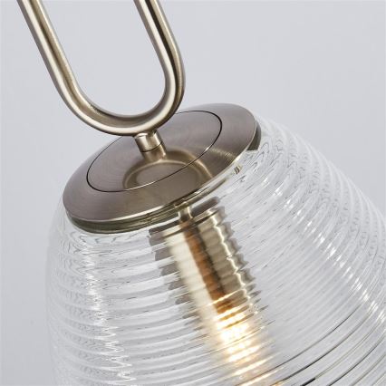 Searchlight - Hängeleuchte ELIXIR 1xE27/60W/230V durchsichtig