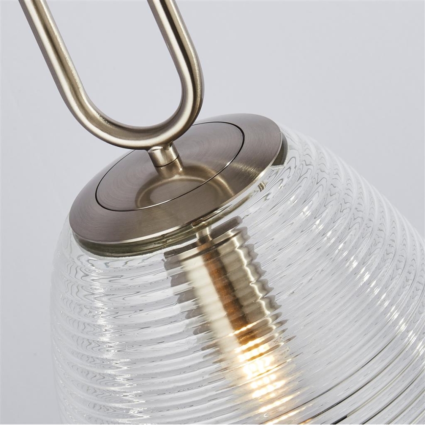 Searchlight - Hängeleuchte ELIXIR 1xE27/60W/230V durchsichtig